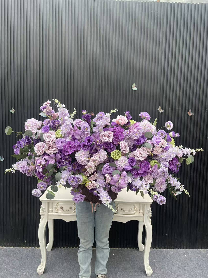 Chemin de table violet 100cm*50cm