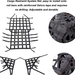 Good Price <strong>Customized</strong> Durable Polyester Webbing Cargo Net for Transport Adjustable Net for 2007-2018 <strong>Jeep</strong> Wrangler <strong>JK</strong> 4 Door - Product Image 5