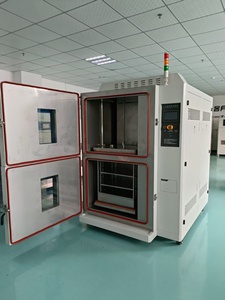 Cámara de prueba de temperatura de choque térmico multifuncional de dos cámaras Sistema de control automático Acero inoxidable para electrónica - Product Image 2
