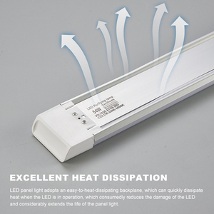 หลอดไฟ LED แบบเส้นตรงขนาด30W 60W 80W ติดตั้งบนเพดานโคมไฟทำให้บริสุทธิ์120cm - Product Image 4