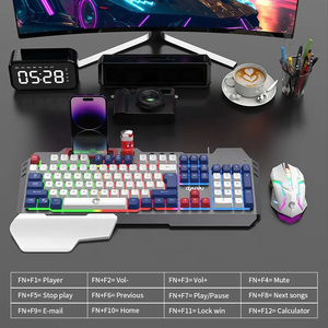 New Design Multimedia Gaming <strong>Keyboard</strong> <strong>and</strong> <strong>Mouse</strong> Combo Optical LED Backlit Metal <strong>Keyboard</strong> <strong>Mouse</strong> Set for <strong>Desktop</strong> <strong>Computer</strong> - Product Image 4