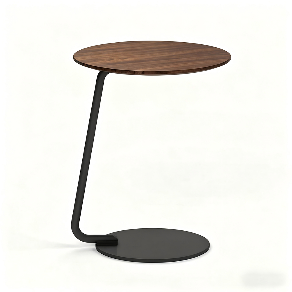 Table d'appoint ronde en contreplaqué 8082