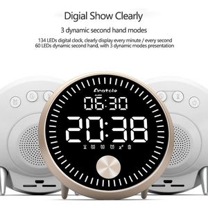 Fullwill Mini Digital Wecker Dekoration Bildschirm Vibration Light Up Digit Day Clock - Product Image 3