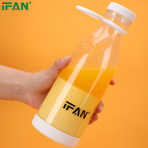 批发定制彩色水果榨汁机<span class=keywords><strong>USB</strong></span>塑料搅拌机电动强力便携式榨汁机