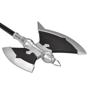63in PU bọt larp trận chiến hai đầu rìu frieren ngoài hành trình kết thúc vũ khí cosplay Prop Stark <span class=keywords><strong>Tomahawk</strong></span> - Product Image 5
