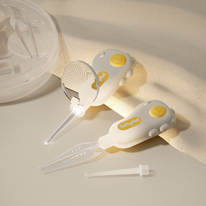 Baby Ear Cleaner Ferramenta de Remoção de Cera Lanterna Earpick Colher Plástico Seguro Sliver Iluminado Gracey Cureta Brilhante orelha pick - Product Image 1