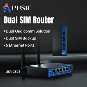 PUSR Global Band Dual SIM Industrieller LTE Cat4 Mobilfunk router mit 5 Ethernet-Ports Dual WAN Rich VPN Repeater-USR-G805s-G - Product Image 3