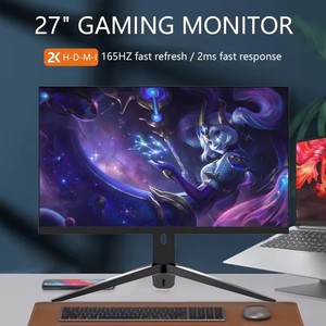 OEM 27 inç kavisli RGB LED aydınlatmalı oyun monitörü 1K/2K çözünürlük 75Hz/165Hz yenileme hızı IPS masaüstü için yeni bilgisayar ekranı - Product Image 3