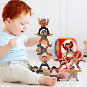 Riesen stapler Spielzeug für Kinder DIY Balancing Act <span class=keywords><strong>Tabletop</strong></span> Spiel und Spaß Bausteine Spielzeug