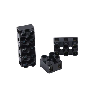 Bloque de terminales de alta corriente 20A/5P 500V con tornillos Conector de placa de empalme de conexión de base fija 60A/5P de latón - Product Image 2