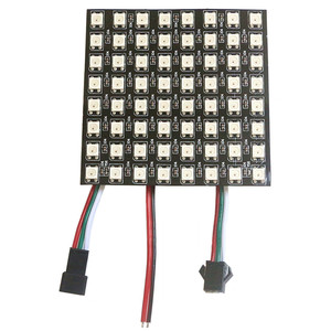 Ws2812b светодиодная Пиксельная световая лента 8x8 16x16 8x32 ws2812 Светодиодная панель пиксельный экран RGB индивидуально адресуемые полосы адресная лампа 5 В