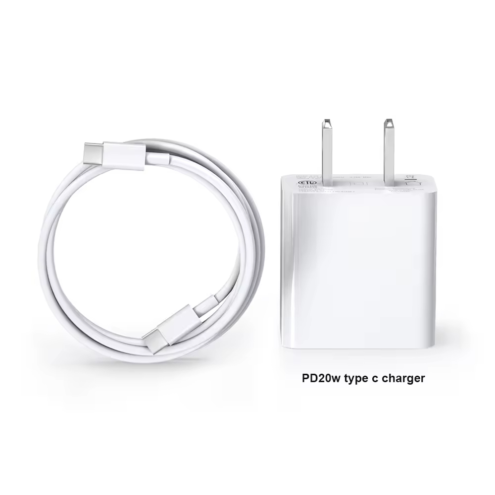 Prise US PD 20W C avec câble C vers C