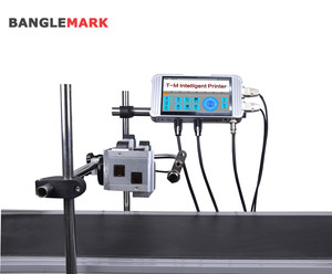1 bis 4 Druck köpfe Online-Tintenstrahl-Codier maschine Automatischer Batch-Codierer Tinten strahl drucker Verfalls datum Flaschen karton - Product Image 5