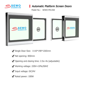 Puertas de pantalla de plataforma automática SEWO, puerta de barrera peatonal inteligente para estación de tren, Control DE ACCESO DE SEGURIDAD DE METRO - Product Image 6