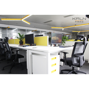 Mesa de trabajo para ordenador portátil, escritorio de recepción de alta calidad, con certificado de 4/6/8 asientos, buen precio estable - Product Image 4