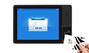 Monoblock PC 10.1&quot; Inch IPS LED Touch Screen Industrial Win10 <strong>Computer</strong> All-In-One Faneless Panel PC with NFC RFID Card Reader - Product Image 2