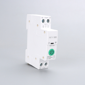 63A TUYA WiFi Smart Miniature Circuit <strong>Breaker</strong> KWH Monitoring Under-Voltage Protection With Metering And Timer Relay Green - Product Image 2