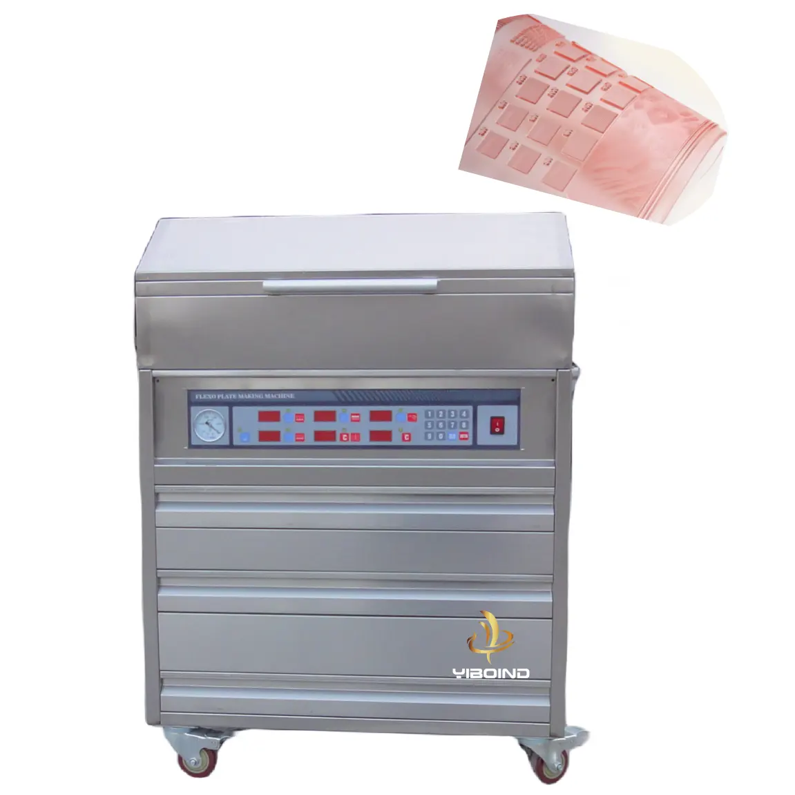 Máquina de exposición de lavado para fabricación de Placas flexográficas de acero inoxidable con precio barato CE