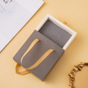 Hot Jewelry Storage Schiebe schubladen box mit Band griff