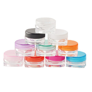 <strong>5ml</strong> square PS Plastic <strong>Jar</strong> Cream Oil Storage <strong>Container</strong> - Product Image 5