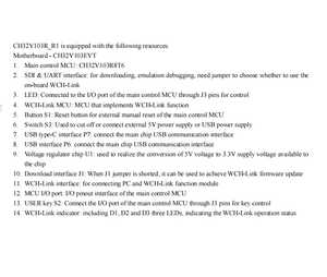 CH32V103R8T6-EVT開発委員会-RISC-V 32ビットMCU評価キット、パフォーマンスを向上させ、ArduinoとIoTプロジェクトをサポート - Product Image 5