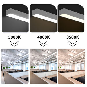 Brandon özelleştirilmiş lineer ışık alüminyum Led profil ışıkları Modern avize ticari aydınlatma armatürü 100-277V otel için - Product Image 3