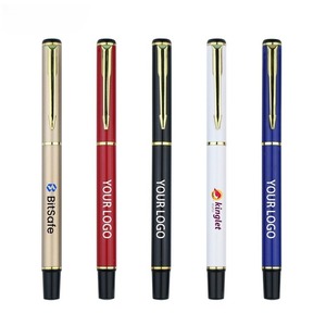 酷炫简单的拔帽中性笔，0.7毫米的弹尖，金属质感超级吸引人 - Product Image 3