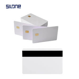 Stampa personalizzata 13.56Mhz doppia interfaccia jcop j2a040 java cr80 smart chip pvc bianco bianco bianco nfc prodotti rfid carta di pagamento - Product Image 2