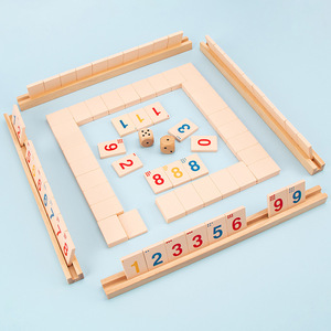 Early Education Wooden Digital Board <strong>Game</strong> Boys and Girls Fun Interactive Building Blocks Toy for Children