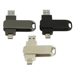 定制金属双端口<span class=keywords><strong>USB</strong></span> 2.0 3.0 C型Pendrive 2合1笔式驱动器记忆棒，带<span class=keywords><strong>USB</strong></span>-C 16gb 32gb 64gb OTG <span class=keywords><strong>USB</strong></span>闪存驱动器