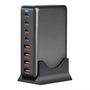 320W USB C şarj tipi C PD 100W 65W GaN hızlı şarj 4 USB-C + 4 USB-A 8 port masaüstü şarj cihazı istasyonu için Tablet telefon dizüstü - Product Image 3