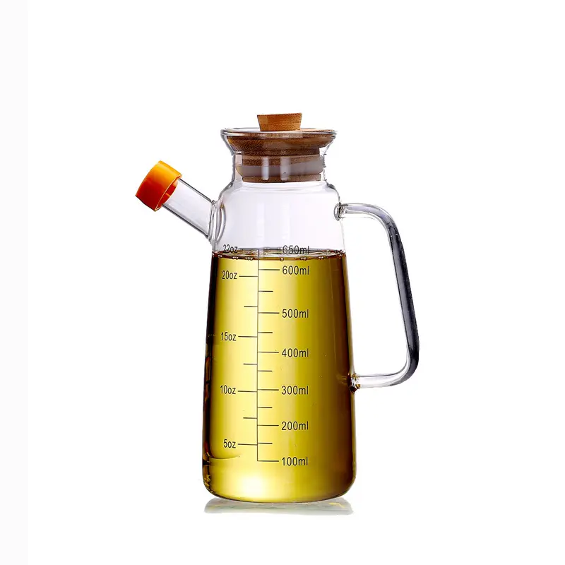 650ml Kitchen glass spice bottles Soy Sauce Dispenser Oil Vinegar oil and vinegar dispenser Glass Oil Vinegar Bottles