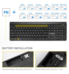 RGB LED 104 Keys <strong>Keyboard</strong> <strong>Mouse</strong> <strong>Combos</strong> Mechanical Home Desktop <strong>Computer</strong> Latest Gaming <strong>Keyboards</strong> - Product Image 3
