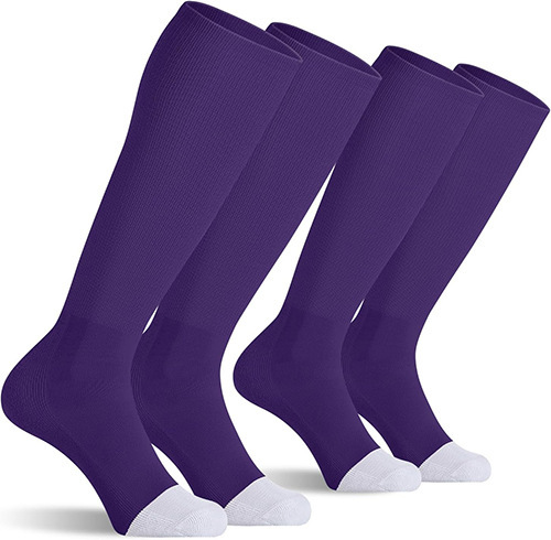 Purple and white