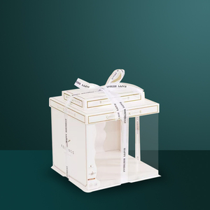 Hộp bánh sinh nhật hai lớp kích thước 6, 8, 10, 12 inch có chiều cao tăng thêm, dùng trong công nghiệp mới để đóng gói thực phẩm - Product Image 4