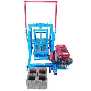 Máquina de fabricación de bloques de enclavamiento manual para tiendas de materiales de construcción para producción de ladrillos de cemento - Product Image 1