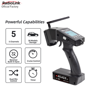 Hot Item Radiolink 2.4GHz RC4GS V3 <strong>RC</strong> 5CH Pistol Transmitter and R6FG Integrated Gyro Receiver Remote Controller <strong>RC</strong> Truck Car - Product Image 5