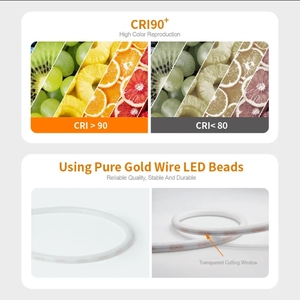 Tira de neón Led Digital D20, 270 grados DMX 512 WS2811, efecto de luz mágica RGB luminosa, degradado de Color, luz de neón de silicona Flexible - Product Image 6