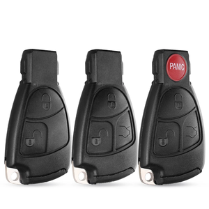 เคสกุญแจรถ Mercedes B C E ML S CLK CL W204 W203 W211โดยไม่ใช้กุญแจ2/3/4ปุ่มรีโมทคอนโทรล