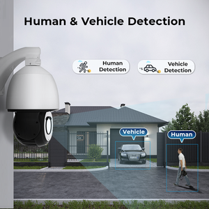 H.265 120dB ture WDR人脸识别ip PoE ptz摄像机室外200米红外距离40x光学变焦ptz poe ip摄像机 - Product Image 5