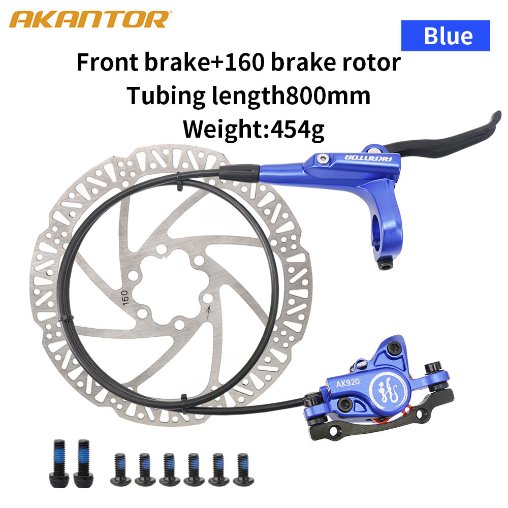 AK920 Blue front brake with disc
