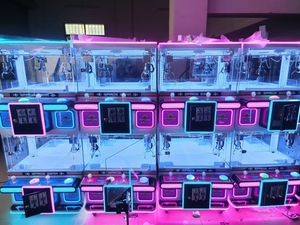 เครื่องกรงเล็บสำหรับเด็กวัยหัดเดินทำจากพลาสติกมีรายได้สูง4ผู้เล่นที่มีรายได้สูงเกมอาร์เคดปลอดภัยสำหรับเด็กๆดีไซน์สัตว์น่ารักใช้เหรียญเป็นรางวัล - Product Image 3
