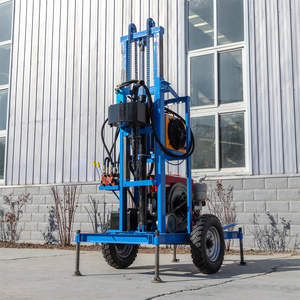 Crawler diesel Type 200m Deep Hydraulic DTH Water Well Drilling Rig for Borehole <strong>Drill</strong> <strong>100m</strong> 150m Depth