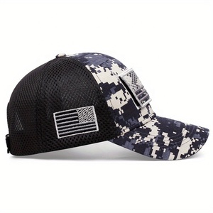 In Stock Classic Unisex America Presidential Election Camouflage Colorful 5 <strong>Panel</strong> Soft Mesh Trucker Cap Custom Usa Hat <strong>Patches</strong> - Product Image 4
