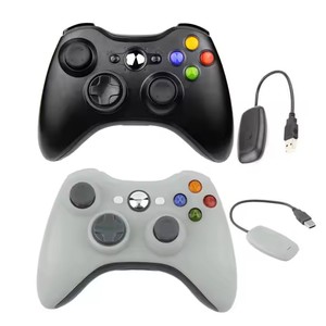 2.4GワイヤレスXbox 360ゲームパッドPC受信機付きジョイスティックジョイパッドXbox 360コンソールリモートゲームコントローラー - Product Image 1