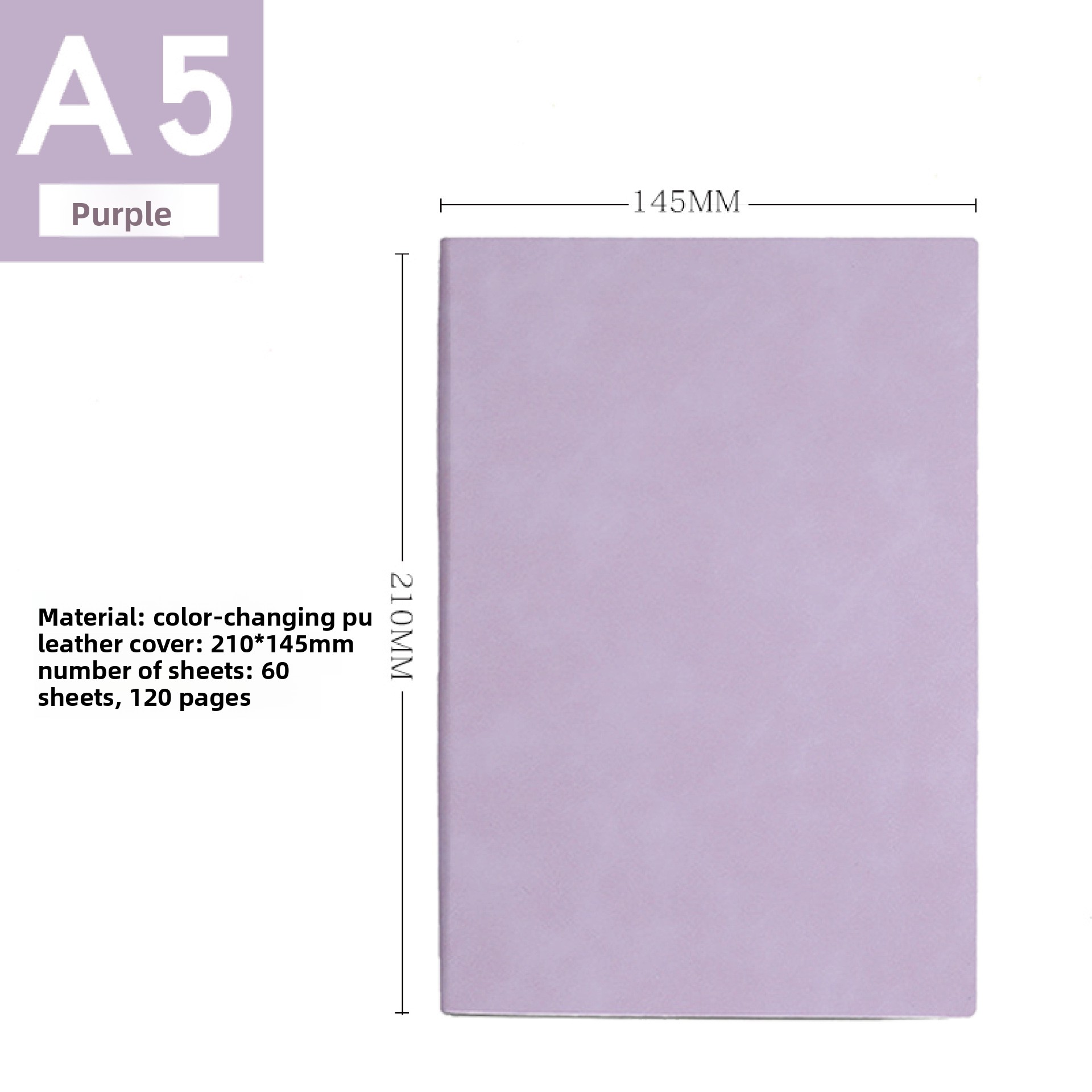 Violet A5 Nombre de pages 120