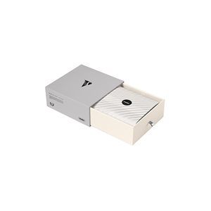Eco-friendly <strong>Rectangle</strong> Drawer <strong>Box</strong> for Electronic Products Custom Printed <strong>with</strong> <strong>Embossing</strong> Technique Special Sponge Lining - Product Image 2