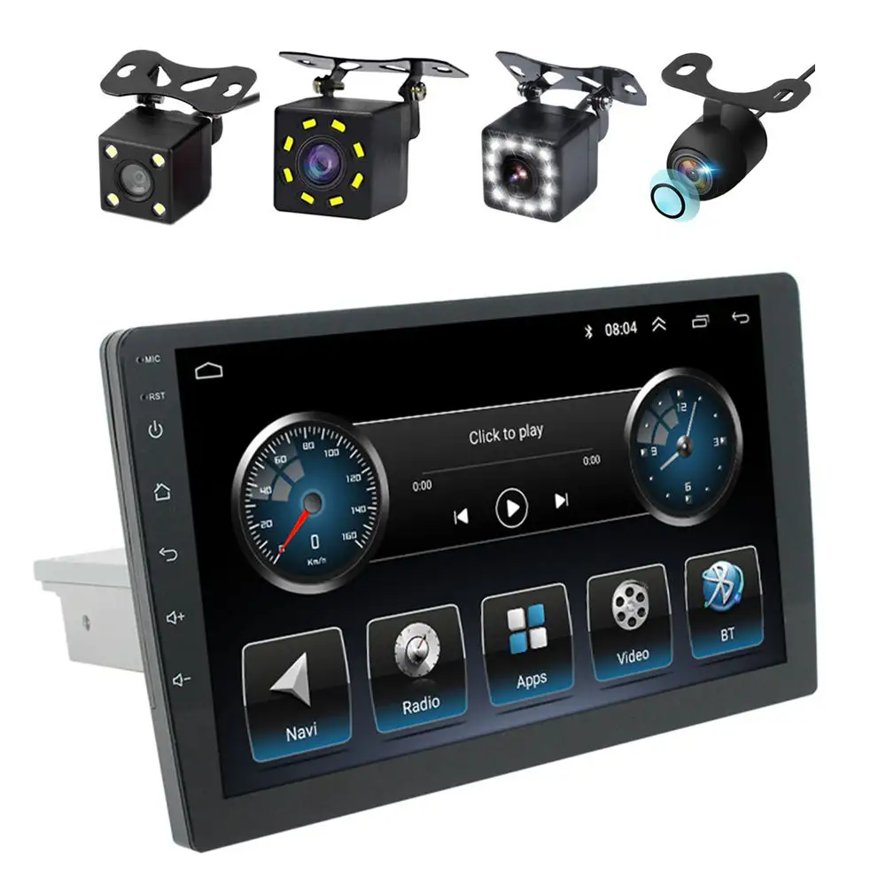 Android Din 7 1/9/10 Polegadas Touch Screen Universal Car Radio Stereo Player com Gps Para Toyota Honda Hyundai