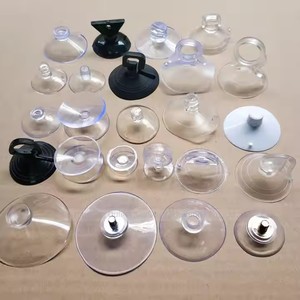 Yilinxing fabrika özel temizle şeffaf Mini küçük cam vakum Pvc Nbr silikon kauçuk enayi vantuz - Product Image 3