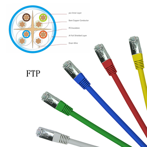 Cat6 UTP SFTPパッチコードケーブルRJ45ジャンプケーブル1M 3M 5M 10M長さラウンドまたはフラットオプション通信ケーブル製品